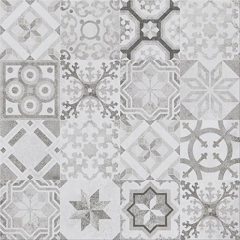 CONCRETE STYLE INSERTO PATCHWORK 42x42